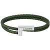 Lacoste Žalia odinė apyrankė Swarm 2040151