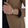 Lacoste Juoda odinė apyrankė vyrams Rockel 2040451