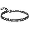 Lacoste Juodas men´s steel bracelet Script 2040478