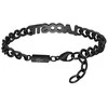 Lacoste Juodas men´s steel bracelet Script 2040478