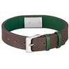 Lacoste Šiuolaikinė odinė apyrankė su logotipu 2040388