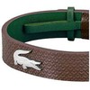 Lacoste Šiuolaikinė odinė apyrankė su logotipu 2040388