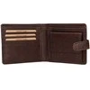Lagen Men´s leather wallet E-1036 BRN