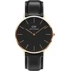 Laikrodis Daniel Wellington Classic 40 Sheffield RG Juodas DW00100127