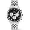 Daniel Wellington „Iconic 42 Chronograph Arch 5-Link Onyx Panda Sidabrinis“ laikrodis, DW00100873