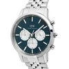 Daniel Wellington „Iconic 42 Chronograph Arch 5-Link Arctic Panda“ sidabrinis laikrodis, DW00100874