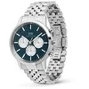 Daniel Wellington „Iconic 42 Chronograph Arch 5-Link Arctic Panda“ sidabrinis laikrodis, DW00100874