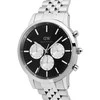 Daniel Wellington „Iconic 42 Chronograph Arch 5-Link Onyx Panda Sidabrinis“ laikrodis, DW00100873