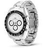 Laikrodis Daniel Wellington Iconic Tachymeter 42 3-Link Baltas Juodas S DW00100948