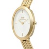 Laikrodis Daniel Wellington Juliette Braided Mesh Baltas Sunray Gold DW00100882