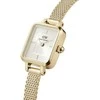 Laikrodis Daniel Wellington Micro Quadro Mini Evergold Champagne DW00100656