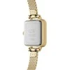 Laikrodis Daniel Wellington Micro Quadro Mini Evergold skaistalai DW00100655