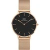 Laikrodis moterims DANIEL WELLINGTON DW00100217 - PETITE MELROSE (zx705b)