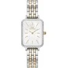 Moteriškas laikrodis DANIEL WELLINGTON Quadro Lumine Bezel 5-Link Two-Tone DW00100671 + BOX (zw519g)