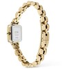 Laikrodis Daniel Wellington Quadro Mini 15.4x18.2 Arch 3-Link Baltas Sunray Gold DW00100850