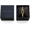 Laikrodis Daniel Wellington Quadro Mini 15.4x18.2 Arch 3-Link Onyx Sunray Gold DW00100851