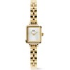 Laikrodis Daniel Wellington Quadro Mini 15.4x18.2 Arch 3-Link Baltas Sunray Gold DW00100850