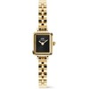 Laikrodis Daniel Wellington Quadro Mini 15.4x18.2 Arch 3-Link Onyx Sunray Gold DW00100851
