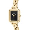 Laikrodis Daniel Wellington Quadro Mini 15.4x18.2 Arch 3-Link Onyx Sunray Gold DW00100851