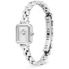 Laikrodis Daniel Wellington Quadro Mini 15.4x18.2 Arch 3-Link Baltas Sunray Sidabrinis DW00100844