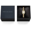 Laikrodis Daniel Wellington Quadro Mini 15.4x18.2 Arch 3-Link Baltas Sunray Gold DW00100850