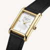 Laikrodis Rosefield Heirloom Modern Baltas Dial Auksinis juodas Odinis HWBLG-H06