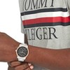 Laikrodis TOMMY HILFIGER 1710541. Kwarcowy, Kolor juoda. Mężczyzna.