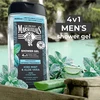 Le Petit Marseillais Dušo želė for body, face, hair and beard Iced Mint and Aloe Vera 400 ml