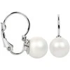 Levien Gražūs perliniai auskarai Pearl Pearlescent Baltas