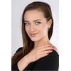 Levien Charming sidabrinis auskarai Xirius Light Siam