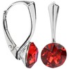 Levien Charming sidabrinis auskarai Xirius Light Siam