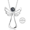 Levien Dark Crystal Guardian Angel Necklace