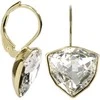Levien Elegantiški auksiniu dengti auskarai Trilliant Crystal