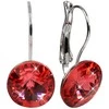 Levien Elegant Rivoli Padparadsch earrings