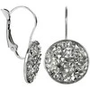 Levien Elegantiški Rocks Crystal Cal auskarai