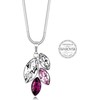 Levien Navette violetinė crystals pakabukas