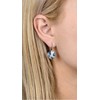 Levien Romantic Earrings Heart Aqua AB