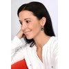 Levien Stunning Drop Vitrail Light Earrings