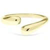 Liu Jo Gold-plated open steel ring LJ2387M
