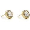 Liu Jo Minimalist steel earrings with zircons Essential LJ2510