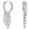 Liu Jo Steel dangle earrings with crystals LJ2992