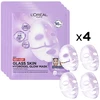 L'Oreal Filler Glass Skin Mask 4 x 25 g brightening mask set