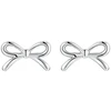 Luca Barra Delicate steel earrings Bows OK1408