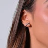 Luca Barra Delicate steel earrings Bows OK1408