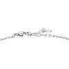 Luca Barra Elegant steel bracelet with clear zircons BK2815
