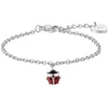Luca Barra Girls' steel bracelet Ladybug for luck JB103