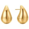 Luca Barra Gold-plated steel earrings Tear Drop OK1370