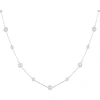 Luca Barra Long steel pakabukas with synthetic pearls CK2032