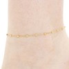 Luca Barra Minimalist auksinis-plated anklet with balls CV165