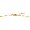 Luca Barra Minimalist auksinis-plated anklet with balls CV165